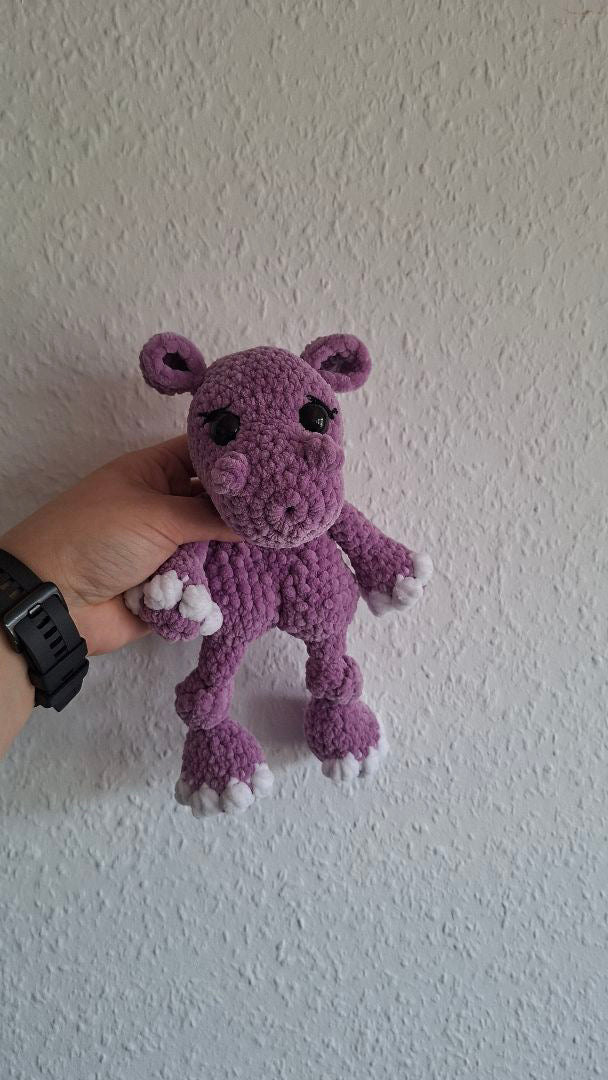 2 in 1 Hippo - Crochet Pattern DE/ENG