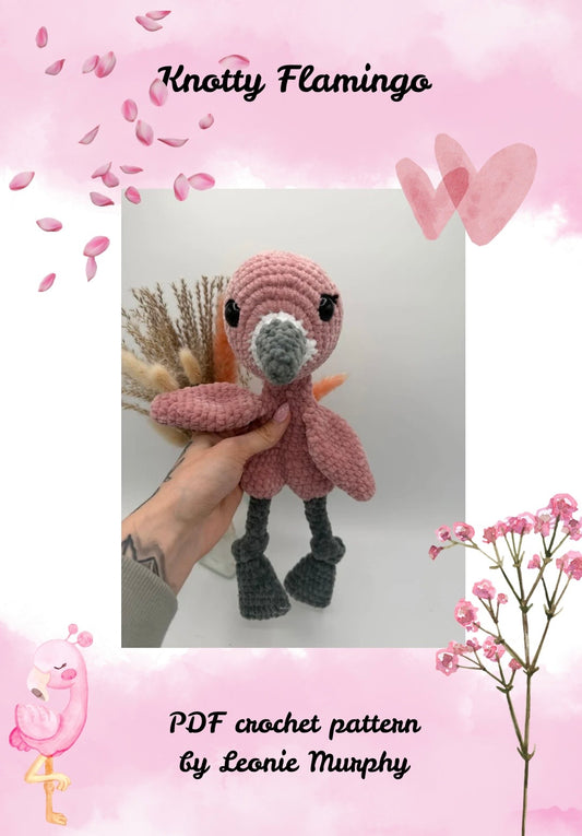 Knotty Flamingo - Crochet Pattern DE/ENG