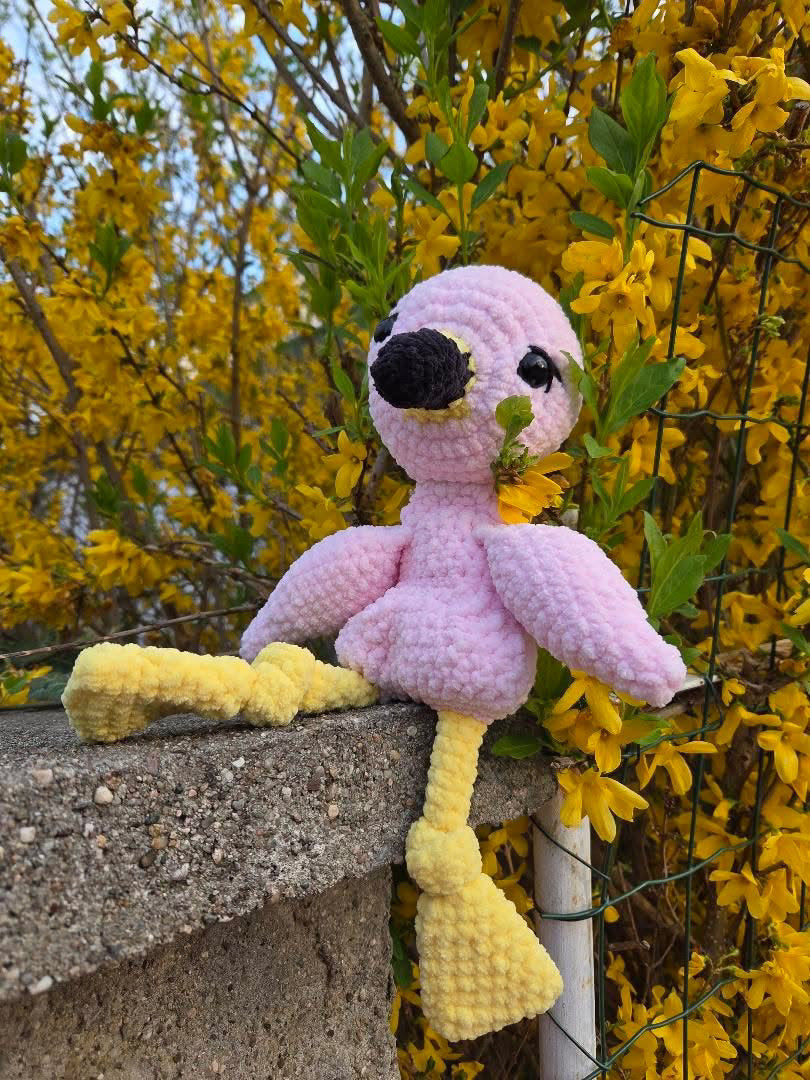 Knotty Flamingo - Crochet Pattern DE/ENG