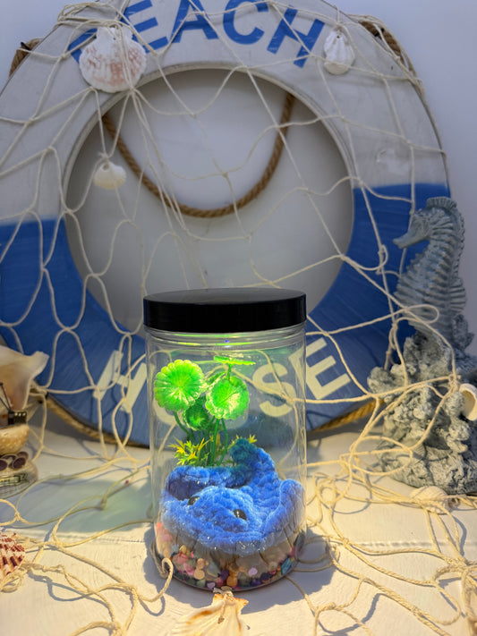 Mini Aquarium mit Licht