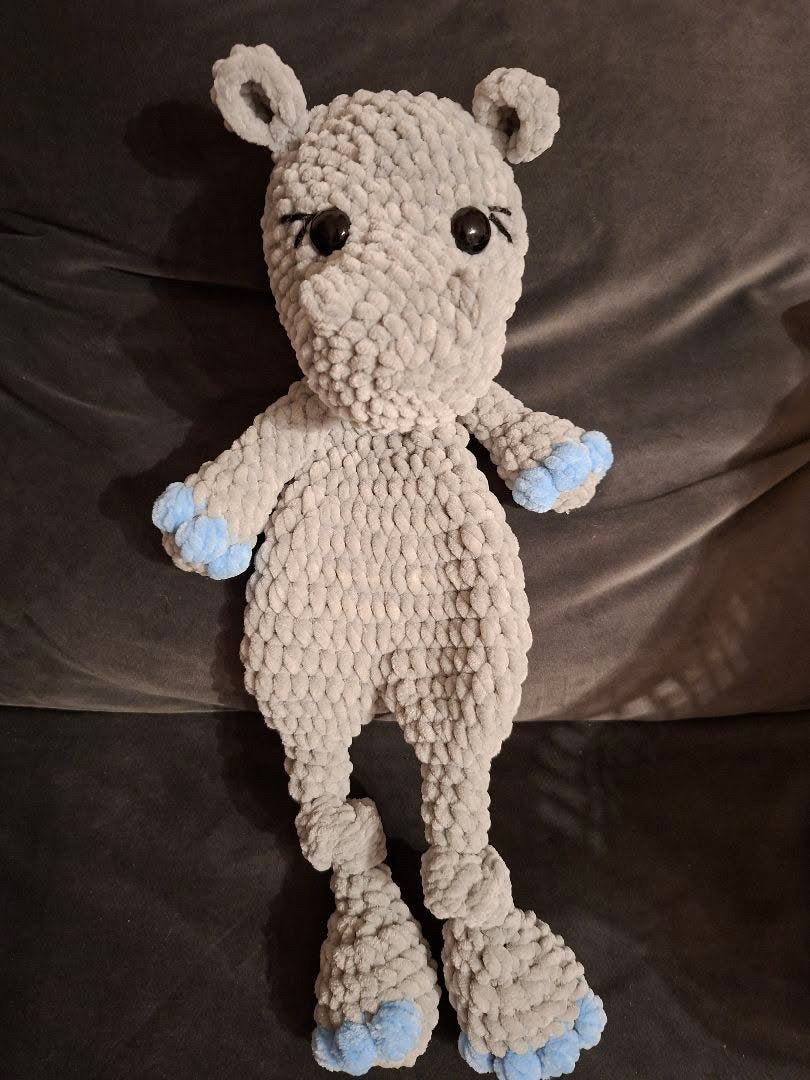 2 in 1 Hippo - Crochet Pattern DE/ENG
