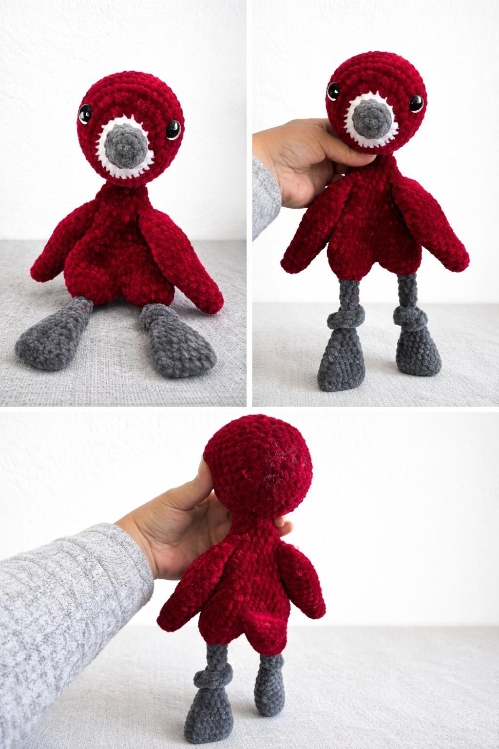 Knotty Flamingo - Crochet Pattern DE/ENG