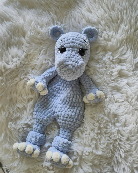2 in 1 Hippo - Crochet Pattern DE/ENG