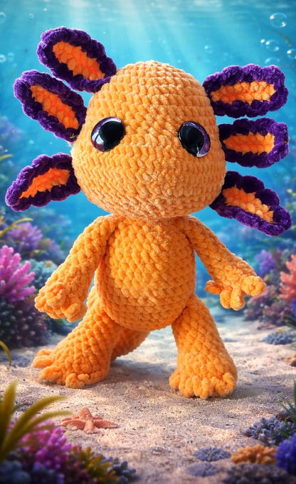 Axolotl - Crochet Pattern DE/ENG